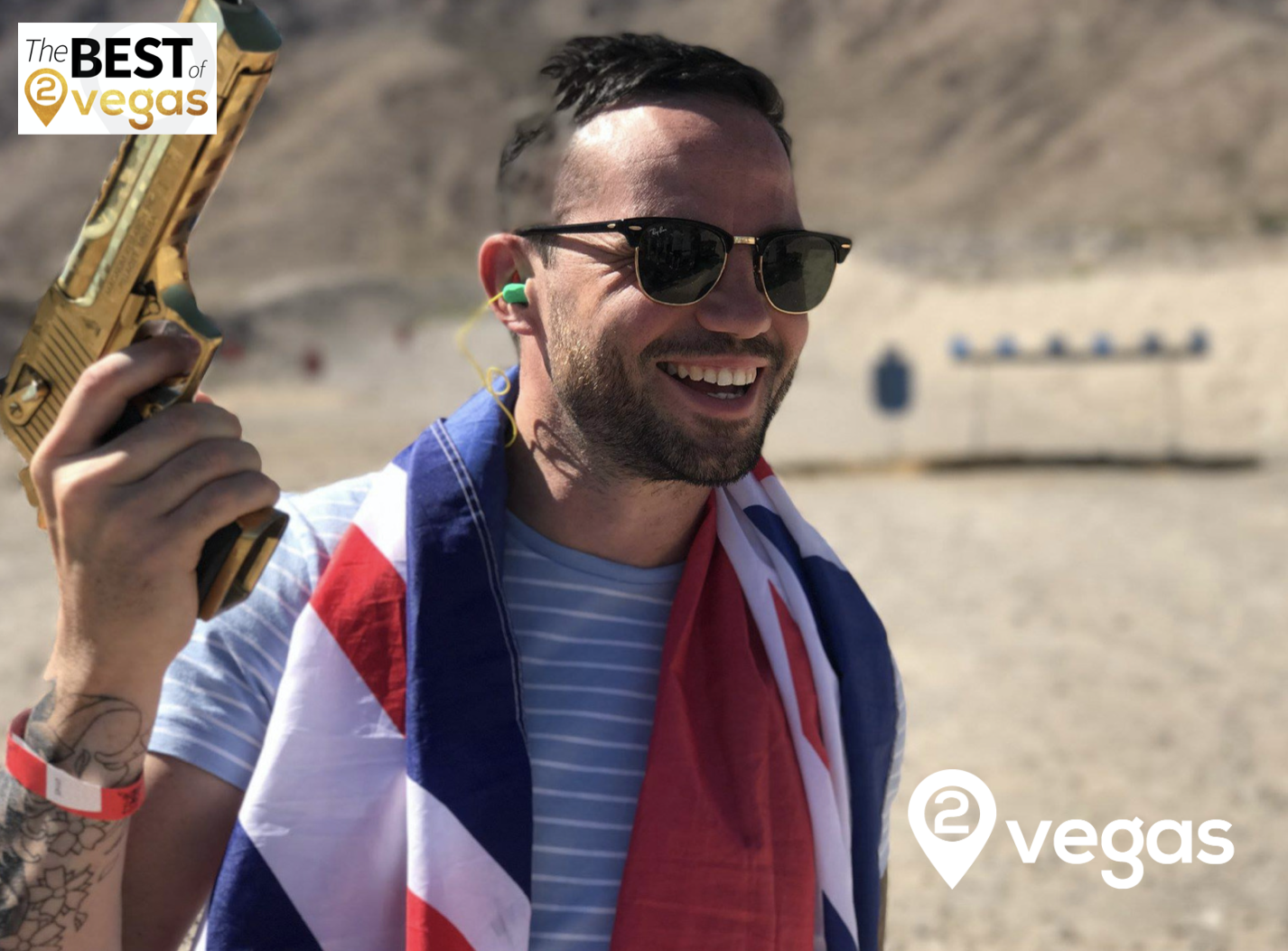 2Vegas Golden Desert Eagle 50 Cal