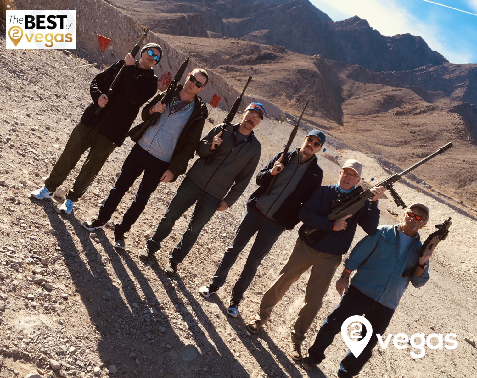 Top Guns package lineup with 2Vegas.com